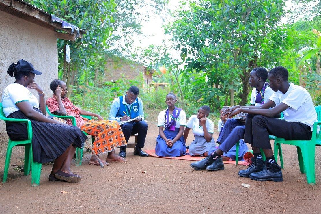 Students join the hospice team on a home visit to learn about care and compassion.